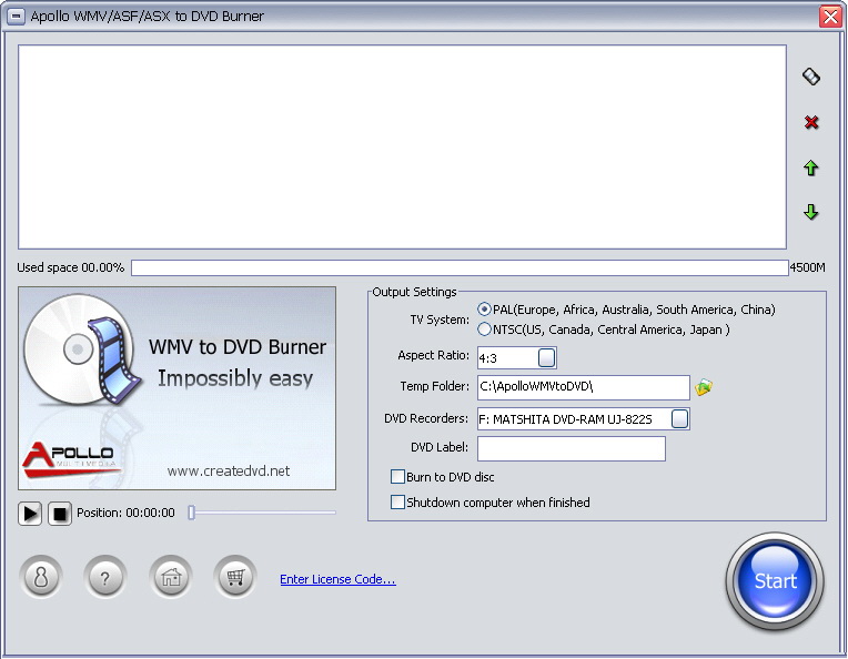 convert WMV, ASF, ASX to DVD, DVD Burner